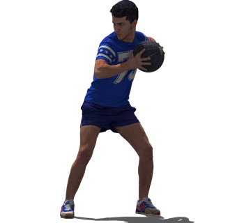 精细3D人物模型男 (9)篮球男